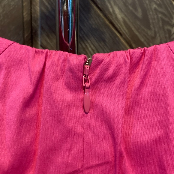 Chico's bahamian Pink short Dress with balloon sleeves, NWT - Picture 8 of 9